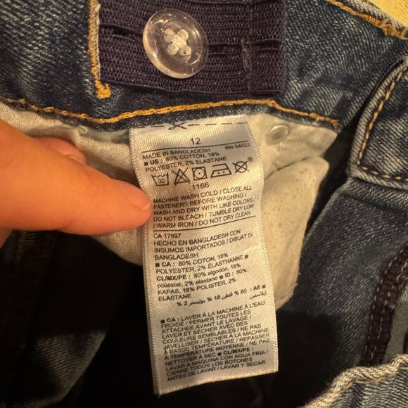 Old Navy Skinny Jeans Built in Flex Adjustable Waist Boys Size 12 - Picture 4 of 4